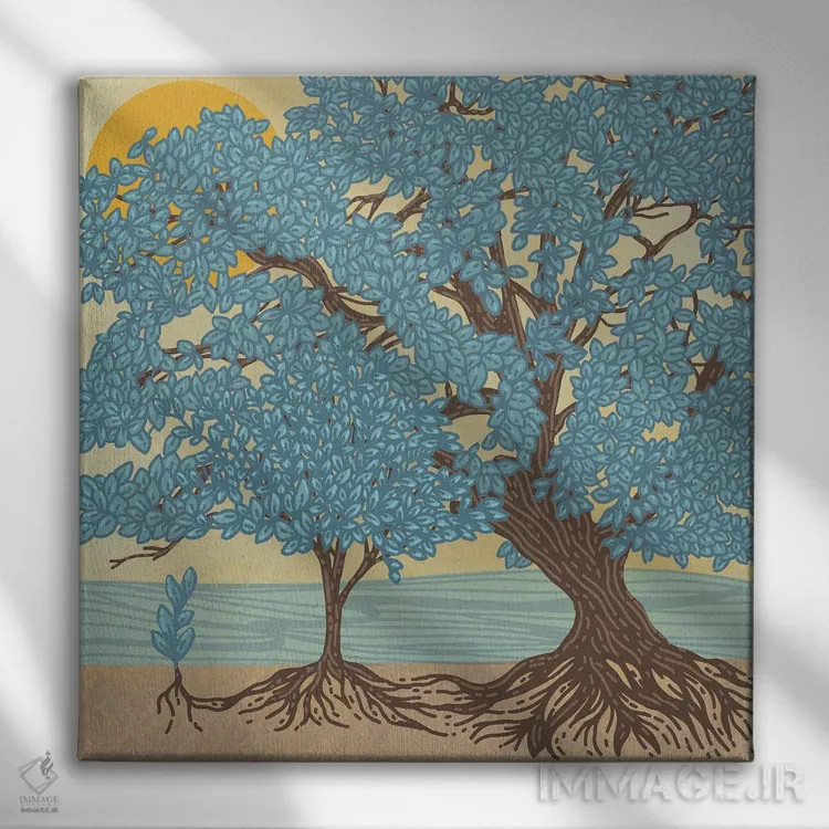 تابلو یک درخت کاشته شد (کمپین یا سازمان محیط زیستی) اثر کورالی هوئن - نمای روبهرو روی دیوار