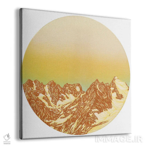 تابلو درخشش گرم اثر کورالی هوئن - نمای پرسپکتیو محصول