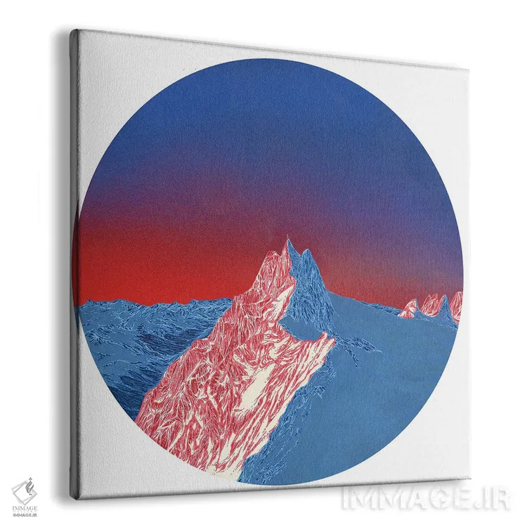 تابلو دوگانگی قله اثر کورالی هوئن - نمای پرسپکتیو محصول