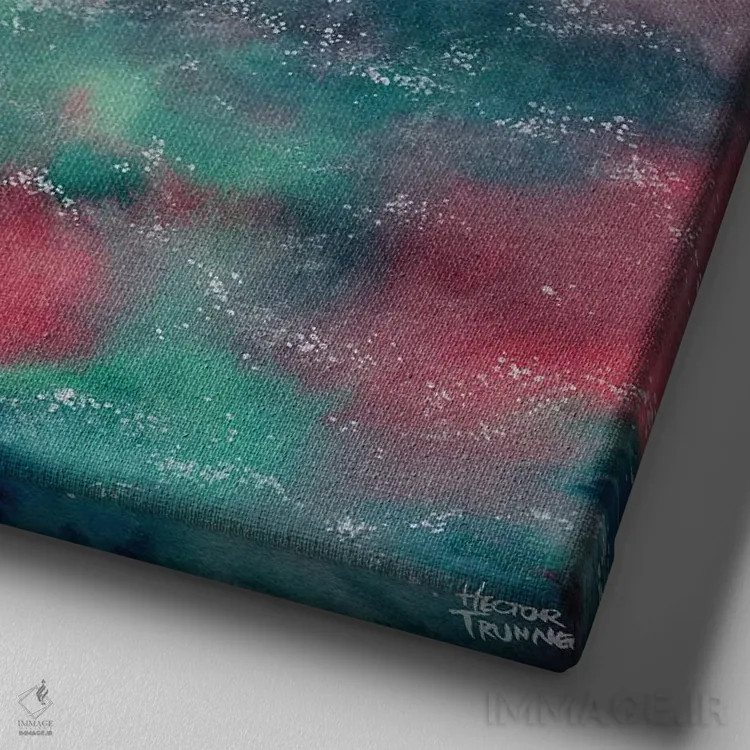 تابلو میانستارهای (فیلم علمی-تخیلی) اثر هکتور ترونک - نمای نزدیک بافت بوم