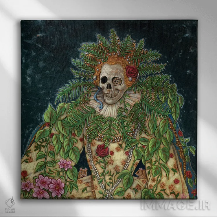 تابلو پایان آغاز است اثر هالی وود - نمای روبهرو روی دیوار