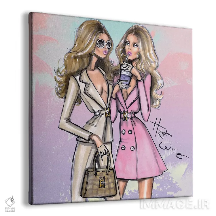 تابلو قدرت دو نفره اثر هایدن ویلیامز - نمای پرسپکتیو محصول