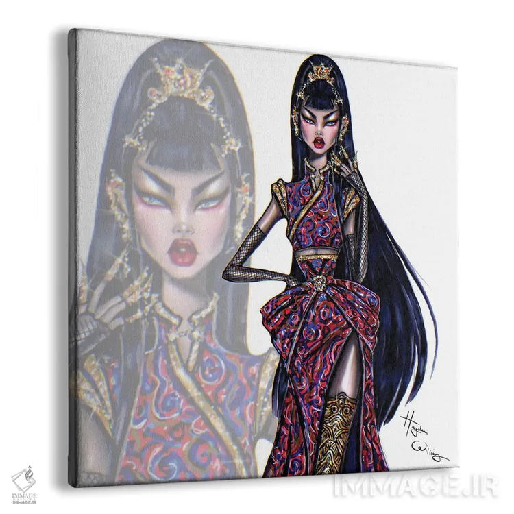 تابلو زیبایی شرقی اثر هایدن ویلیامز - نمای پرسپکتیو محصول