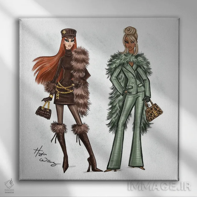 تابلو جلوه زمستانی اثر هایدن ویلیامز - نمای روبهرو روی دیوار