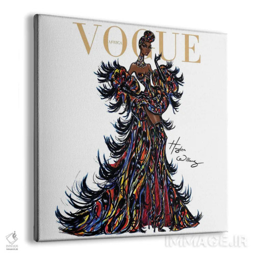 تابلو ووگ آفریقا اثر هایدن ویلیامز - نمای پرسپکتیو محصول