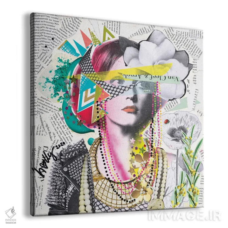 تابلو ون کلیف پانک (ترکیبی از برند جواهرات و سبک پانک) اثر هالیوود استودیوز (استودیو هنری) - نمای پرسپکتیو محصول