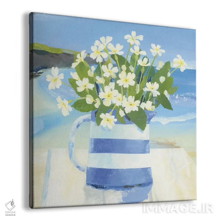 تابلو بهار در پورتکرنیک (خلیج کوچک در کورنوال) اثر کلر هنلی - نمای پرسپکتیو محصول