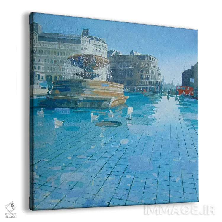 تابلو آن روز در فوریه، لندن اثر کلر هنلی - نمای پرسپکتیو محصول