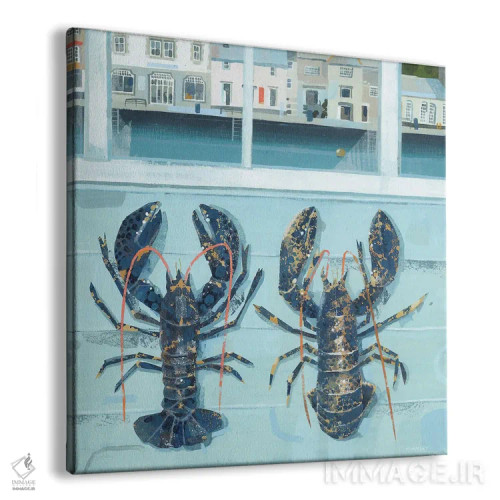 تابلو خرچنگهای پادستو اثر کلر هنلی - نمای پرسپکتیو محصول