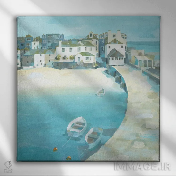 تابلو سنت آیوز (انگلیس) اثر کلر هنلی - نمای روبهرو روی دیوار