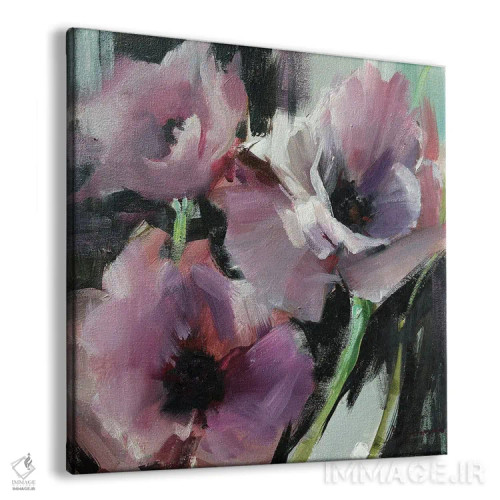 تابلو سه گل صدتومانی اثر مارینا هریهورنکو - نمای پرسپکتیو محصول