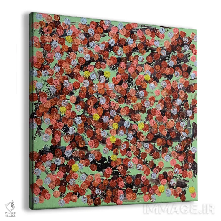 تابلو سری رز ۲-۰۸۲ (گلها در زندگی) اثر جونگ-هیون پارک - نمای پرسپکتیو محصول