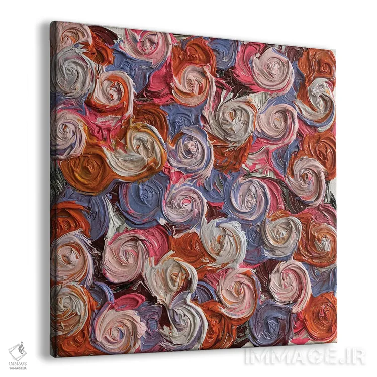 تابلو سری رز۲ (گلها در زندگی ۳) اثر جونگ-هیون پارک - نمای پرسپکتیو محصول