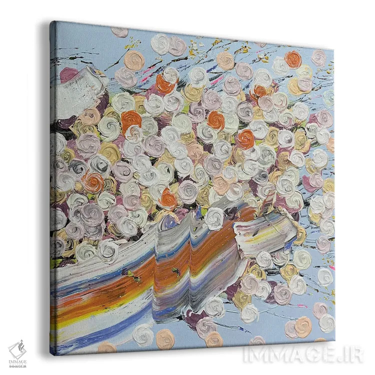 تابلو سری رز ۴ - باد، آوریل۲ اثر جونگ-هیون پارک - نمای پرسپکتیو محصول