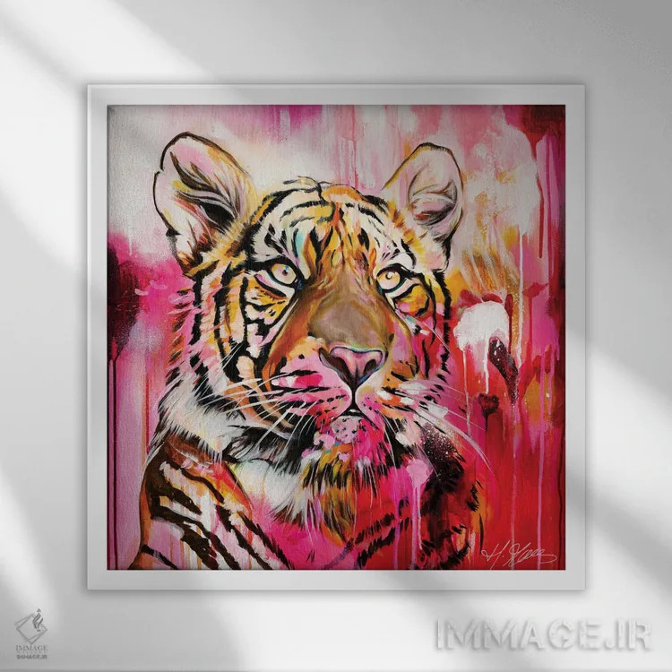 تابلو ایمان درونی اثر هیلی موریس - نمای قابدار سفید