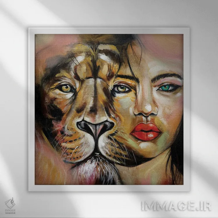 تابلو آرلیا (نام خاص) اثر هیلی موریس - نمای قابدار سفید
