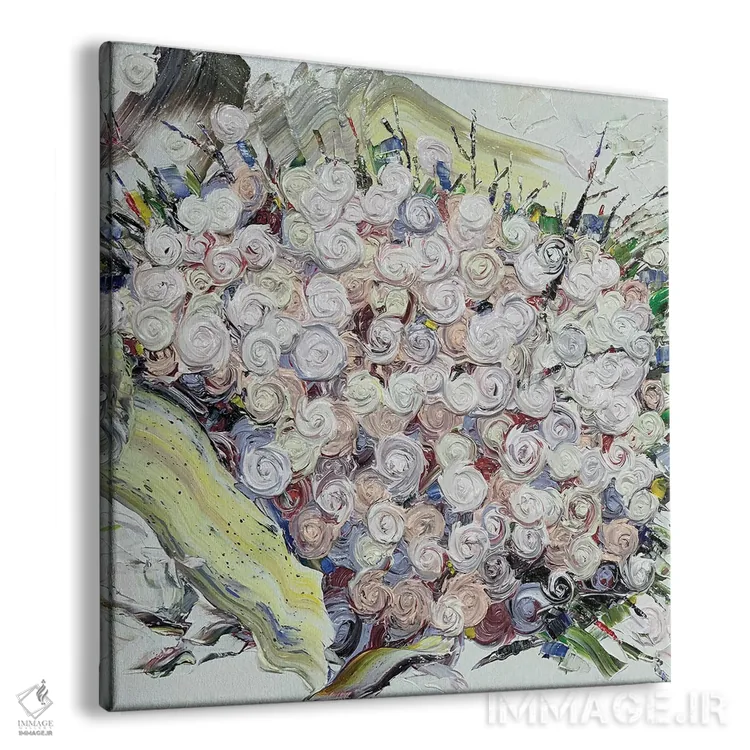 تابلو سری رز ۳-۰۲۱ (گلها در زندگی) اثر جونگ-هیون پارک - نمای پرسپکتیو محصول