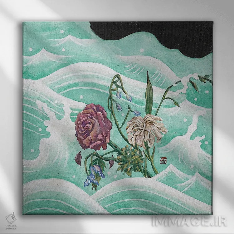 تابلو Right Now IV,اشتباه گذشته، اکنون درست چهارم اثر هایسو هان - نمای روبهرو روی دیوار