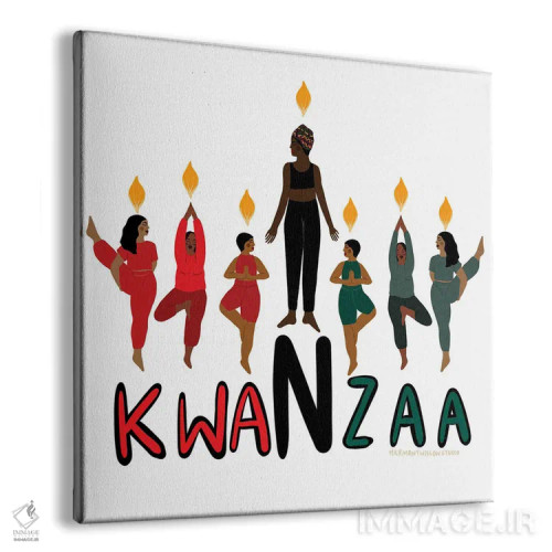 تابلو کوانزا (جشن آفریقایی-آمریکایی) اثر هارمونی ویلو - نمای پرسپکتیو محصول