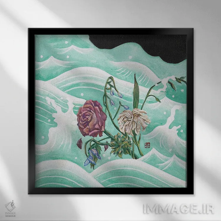 تابلو Right Now IV,اشتباه گذشته، اکنون درست چهارم اثر هایسو هان - نمای قابدار مشکی