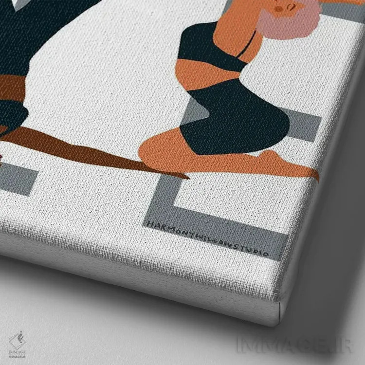 تابلو بازتاب رأی اثر هارمونی ویلو - نمای نزدیک بافت بوم