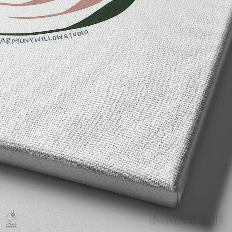 تابلو تو کافی هستی اثر هارمونی ویلو - نمای نزدیک بافت بوم