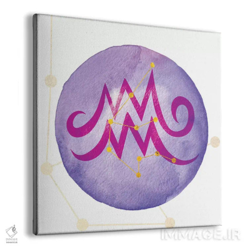 تابلو درخشش دلو همراه با صورت فلکی اثر فایو بای فایو کالکتیو - نمای پرسپکتیو محصول