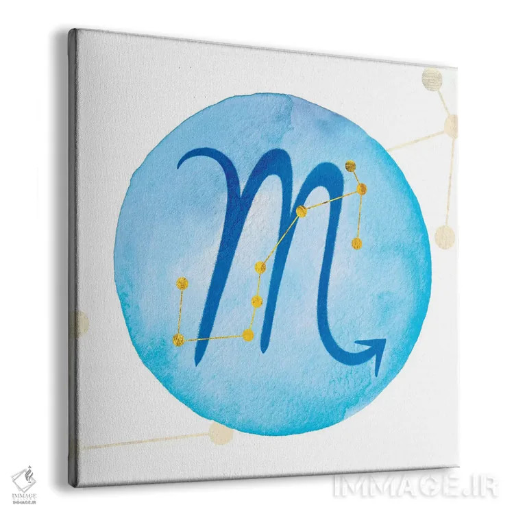 تابلو درخشش عقرب همراه با صورت فلکی اثر فایو بای فایو کالکتیو - نمای پرسپکتیو محصول