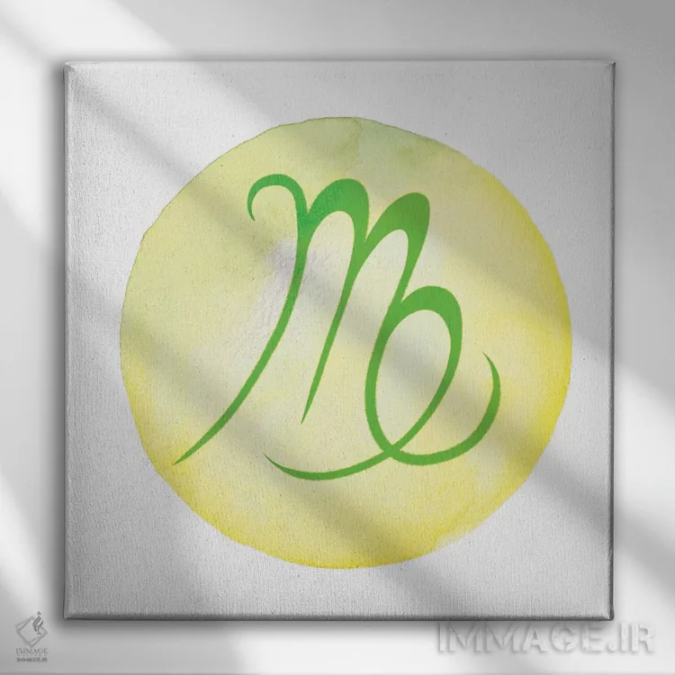 تابلو درخشش سنبله اثر فایو بای فایو کالکتیو - نمای روبهرو روی دیوار