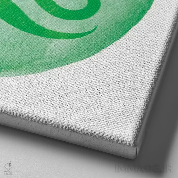 تابلو درخشش میزان اثر فایو بای فایو کالکتیو - نمای نزدیک بافت بوم