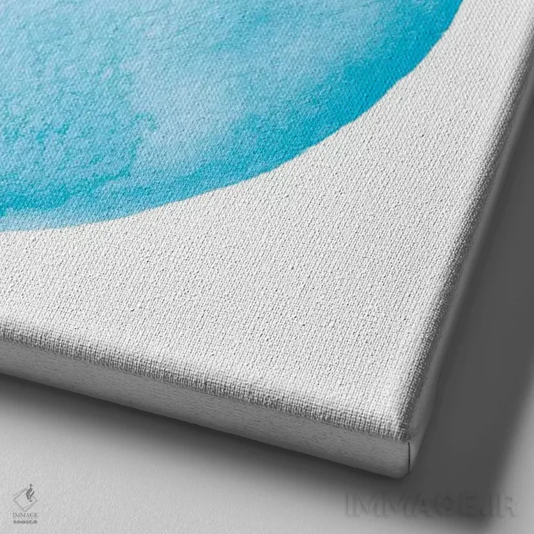 تابلو درخشش قوس اثر فایو بای فایو کالکتیو - نمای نزدیک بافت بوم