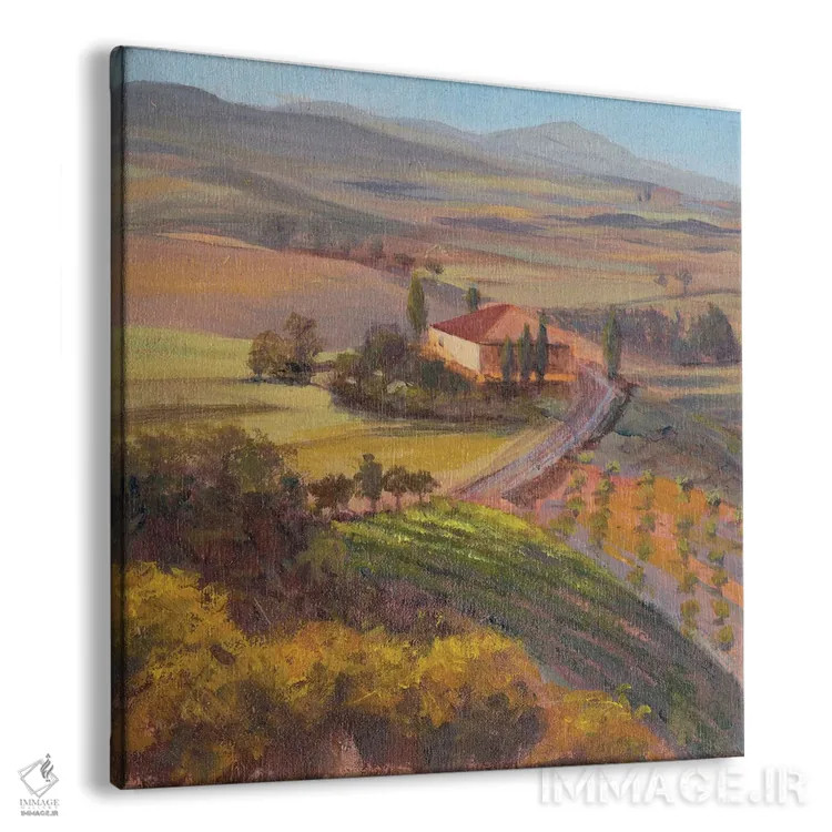 تابلو توسکانی نوستالژیک یک اثر ساندرا یافراته - نمای پرسپکتیو محصول