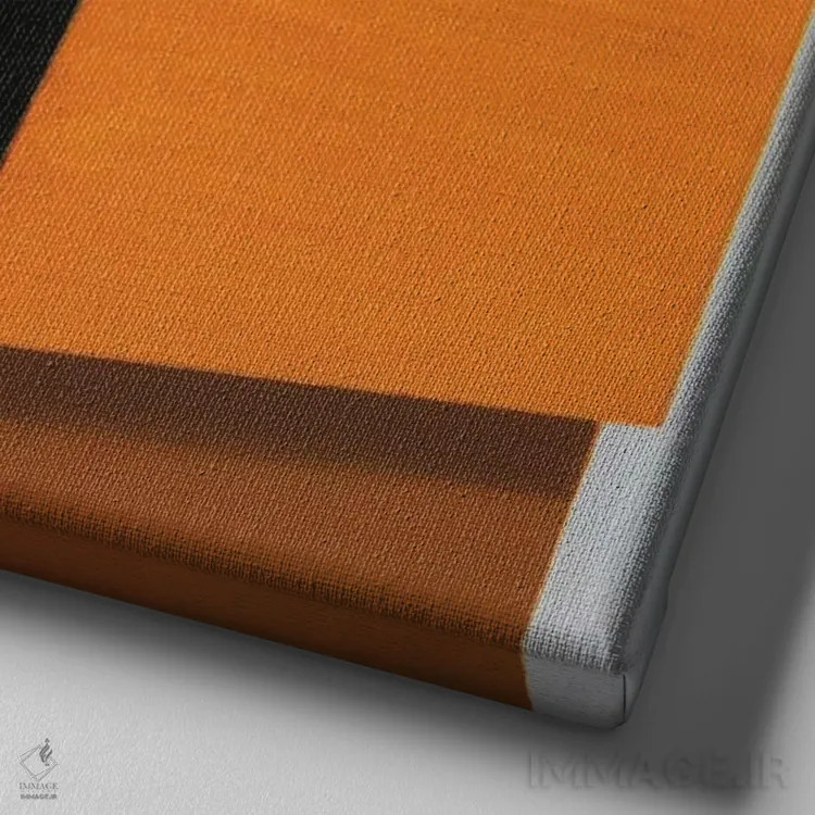 تابلو تابشگر نور اثر ایوا باکلانه - نمای نزدیک بافت بوم