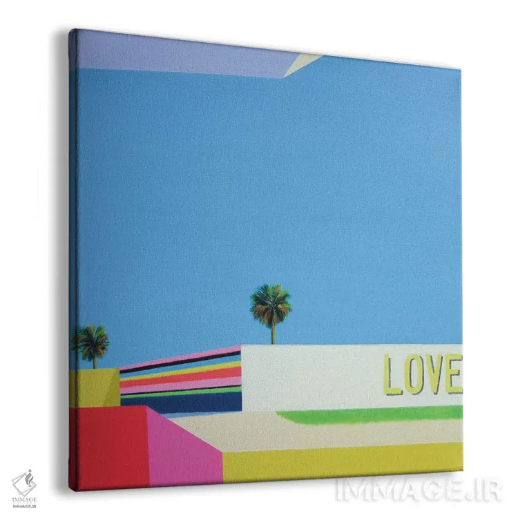 تابلو عشق در شهر اثر ایوا باکلانه - نمای پرسپکتیو محصول