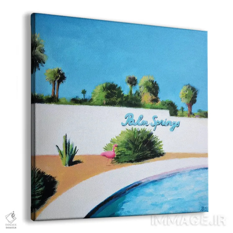 تابلو پالم اسپرینگز (شهر) اثر ایوا باکلانه - نمای پرسپکتیو محصول