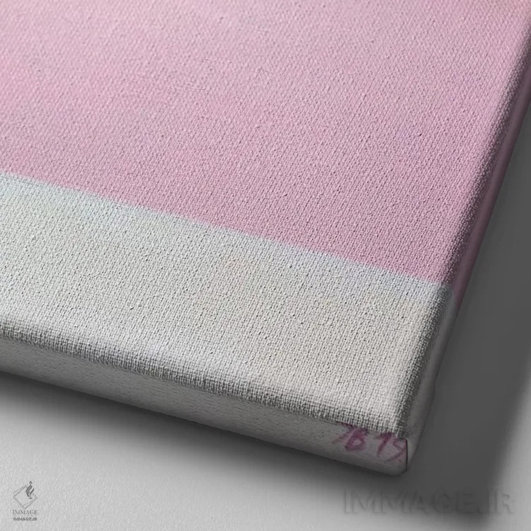 تابلو نرگسها اثر ایوا باکلانه - نمای نزدیک بافت بوم