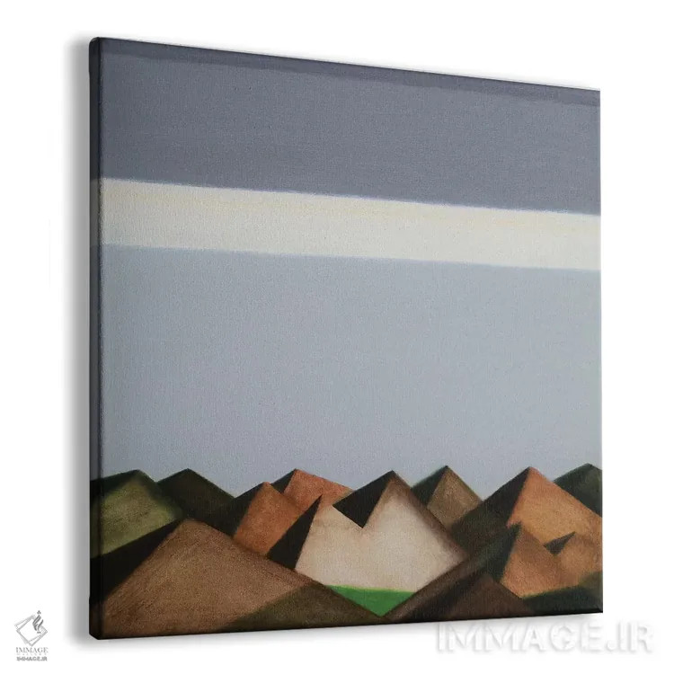 تابلو سوی آن سوی تپهها و دوردستها اثر ایوا باکلانه - نمای پرسپکتیو محصول
