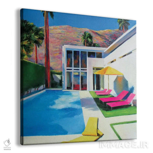 تابلو خورشید کالیفرنیا اثر ایوا باکلانه - نمای پرسپکتیو محصول