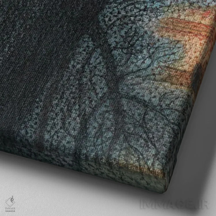 تابلو بعدازظهر پاییزی پارک عمارت چیزویک اثر ایان بک - نمای نزدیک بافت بوم