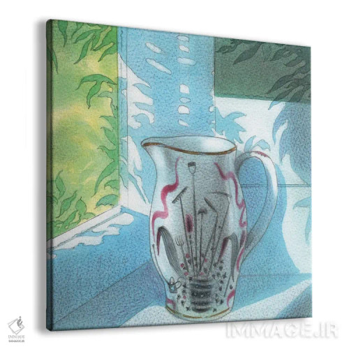 تابلو پارچ لیموناد بهاری (رونوشت) اثر ایان بک - نمای پرسپکتیو محصول