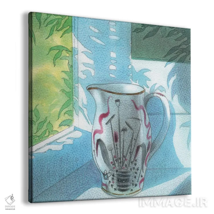 تابلو پارچ لیموناد بهاری (رونوشت) اثر ایان بک - نمای پرسپکتیو محصول