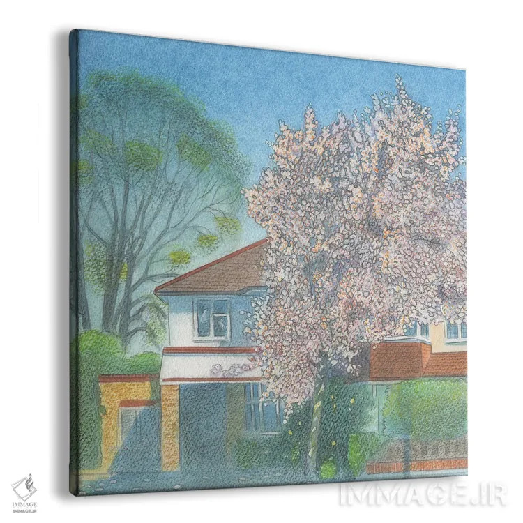 تابلو صبح حومه شهر ۱ اثر ایان بک - نمای پرسپکتیو محصول