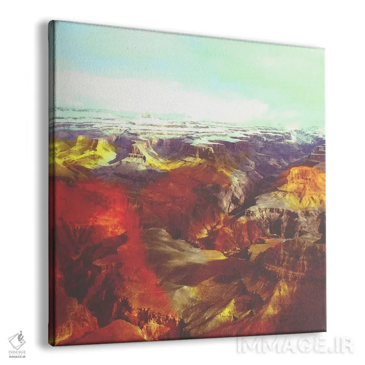 تابلو دره رنگی اثر فایو بای فایو کالکتیو - نمای پرسپکتیو محصول