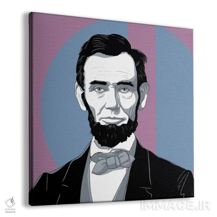 تابلو آب صادق ۲ (لقب آبراهام لینکلن) اثر فایو بای فایو کالکتیو - نمای پرسپکتیو محصول