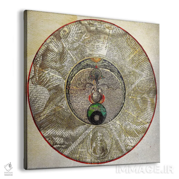 تابلو کیمیاگری شعاعی اثر فایو بای فایو کالکتیو - نمای پرسپکتیو محصول