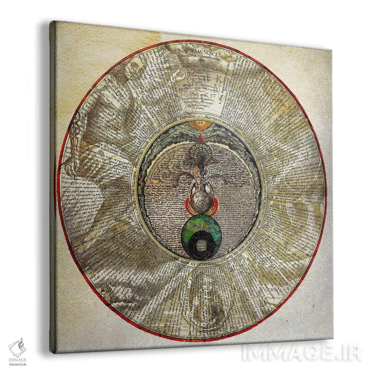 تابلو کیمیاگری شعاعی اثر فایو بای فایو کالکتیو - نمای پرسپکتیو محصول