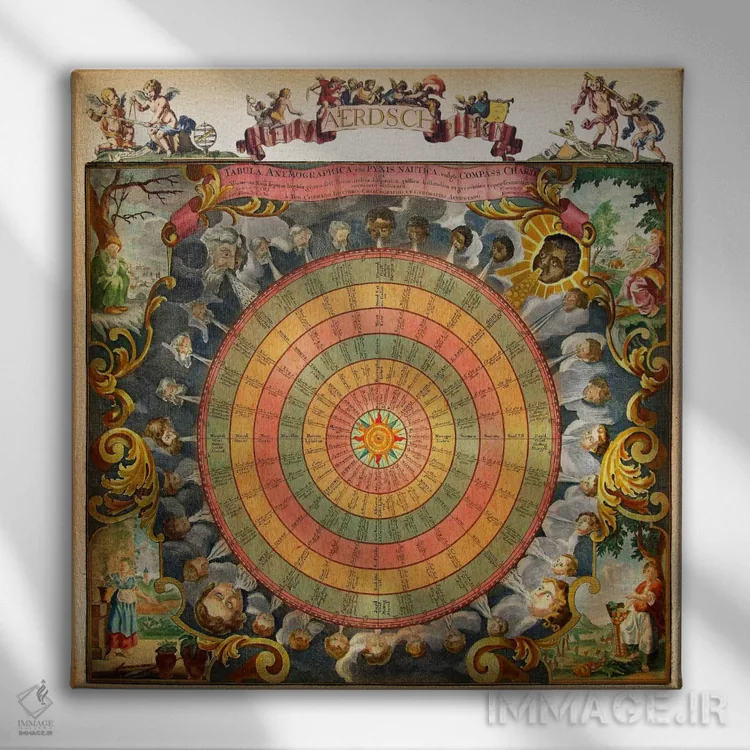 تابلو بادهای بادباندار اثر فایو بای فایو کالکتیو - نمای روبهرو روی دیوار