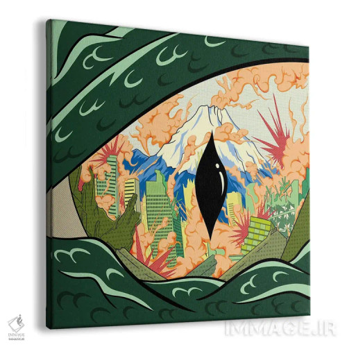 تابلو چشم هیولا اثر فایو بای فایو کالکتیو - نمای پرسپکتیو محصول