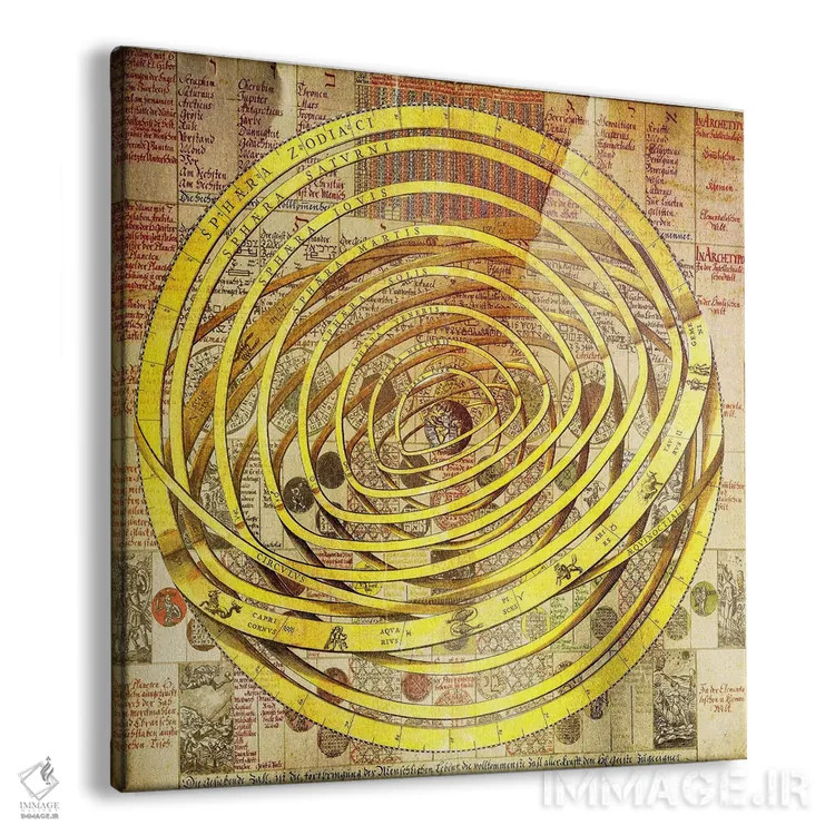 تابلو منطقهالبروج سفارا (صورت فلکی/طالعبینی) اثر فایو بای فایو کالکتیو - نمای پرسپکتیو محصول