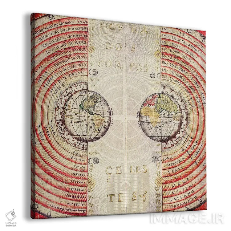 تابلو شعاعهای زمین اثر فایو بای فایو کالکتیو - نمای پرسپکتیو محصول